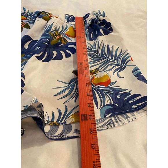 SHEIN Womens Shorts Plus Size XL Silk Like Feel Loose Comfy Hawaiian Print - Picture 10 of 11